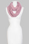 Knit Patch Infinity Italian Scarf (SE-9131)